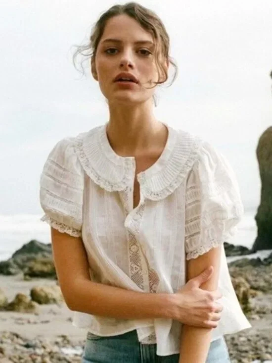 DOEN Bernadine Blouse - Picture 1 of 6